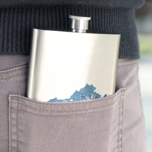 ロアノークバージニアウッドグレイン フラスク (インサイチュ)