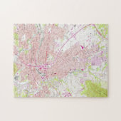 ロアノークヴァージニア(1963年)のヴィンテージの地図 ジグソーパズル (横)