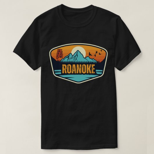 ロアノーク, アラバマ州 Tシャツ (デザイン正面)