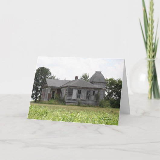 ロアノーク、ミズーリの挨拶状 カード (正面)