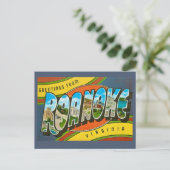  ロアノーク ヴァージニア アンティーク ポストカード (スタンド正面)