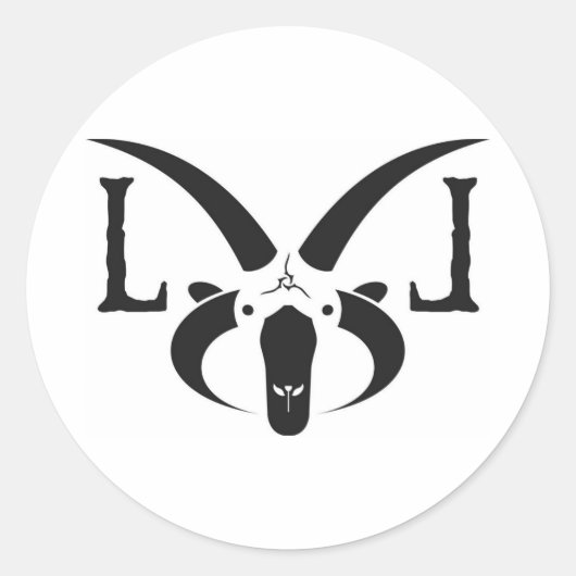 ロアハタンのステッカー ラウンドシール (正面)