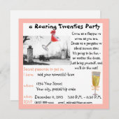 ロアリング・トゥエンティーズのガラ 招待状 (正面/裏面)