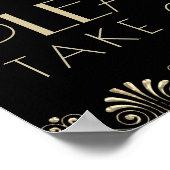 ロアリン20sセピア金ゴールドデカダンス |お持ちください ポスター (角)