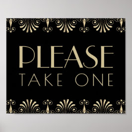 ロアリン20sセピア金ゴールドデカダンス |お持ちください ポスター