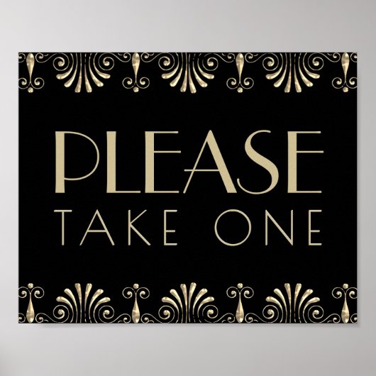 ロアリン20sセピア金ゴールドデカダンス |お持ちください ポスター (正面)