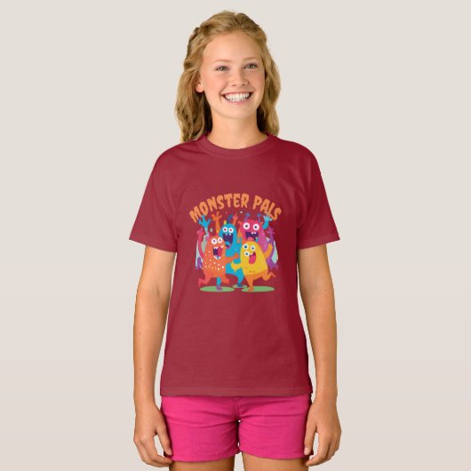 ロアルソームモンスターフレンド！ベビーと子供 Tシャツ (正面フル)