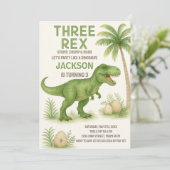 ロアルソーム恐竜誕生日招待状 シーズンカード (スタンド正面)