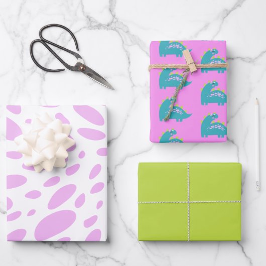 ロアルソーム第2回女子バースデーパーティー ラッピングペーパーシート (正面)