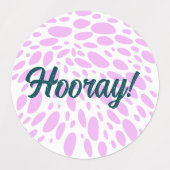 ロアルソーム第2回女子バースデーパーティー ラベル (デザイン2)