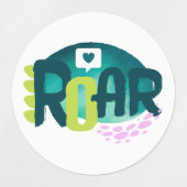 ロアルソーム第2回女子バースデーパーティー ラベル (デザイン1)