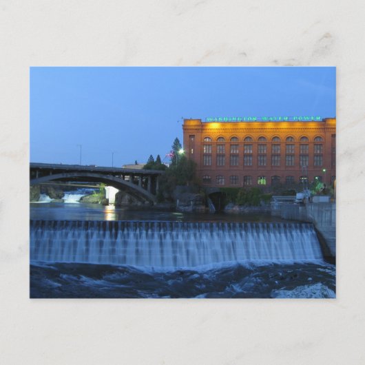 ロアースポケーン滝 ポストカード (正面)