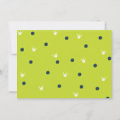 ロアードラウングリーン誕生日写真サンキューカード サンキューカード (裏面)