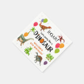 ロアードラノウダングルバースデーパーティー紙 スタンダードカクテルナプキン (角)