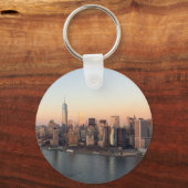 ロアーマンハッタンサンセットWTCフリーダムタワーNYC キーホルダー (正面)