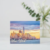 ロアーマンハッタン、ニューヨーク、統一された州 ポストカード (スタンド正面)