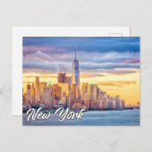 ロアーマンハッタン、ニューヨーク、統一された州 ポストカード (正面/裏面)