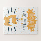 ロアー恐竜ハッピーバースデー ジグソーパズル (横)