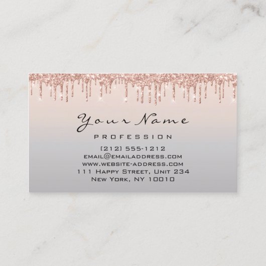 ロイアリー6メイクアップエステティシャンまつ毛グレーブルー 名刺 (裏面)