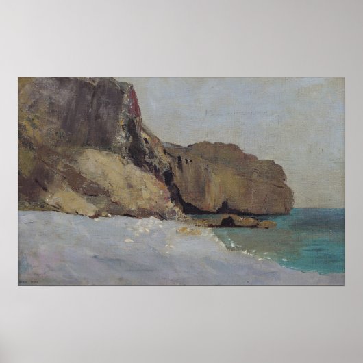 ロイアン近郊のバリエールの岩 ポスター (正面)