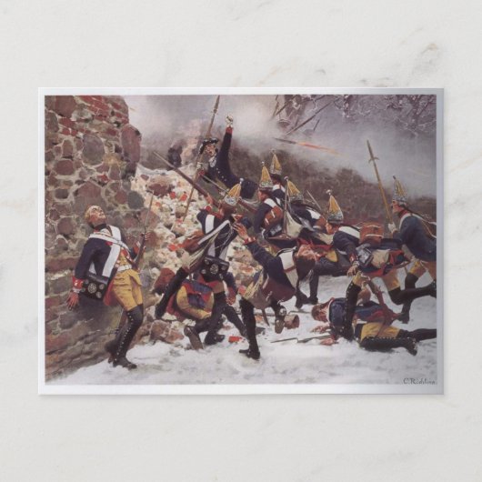 ロイエンの戦い ポストカード (正面)