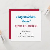 ロイオラマリマウント大学LMUギフトカード カード (正面/裏面インサイチュ)