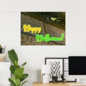 ロイカージュOrb Weaverハロウィンポスター ポスター (ホームオフィス)