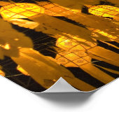 ロイクラトンフェスティバル用ランタン。 ポスター (角)