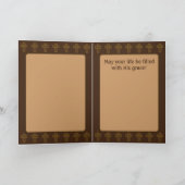 ロイクロフトイースターブラウンと金ゴールド(パーソナライズされた) シーズンカード (内部)