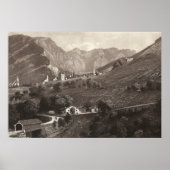 ロイク/ロエシュスイスアンティークプリント ポスター (正面)