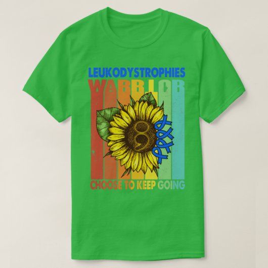 ロイコジストロフィ保ア兵士は支援に行く Tシャツ (デザイン正面)