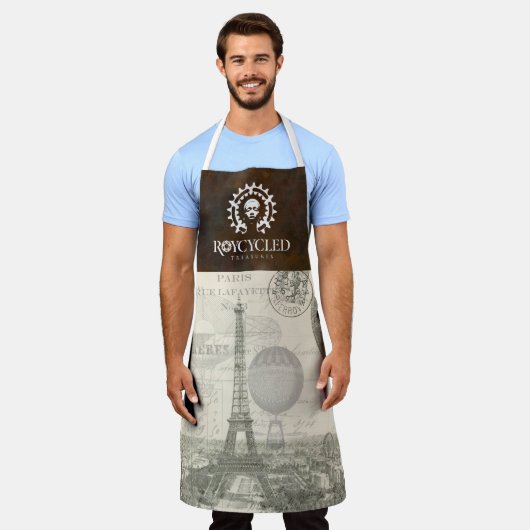 ロイサイクル気球エプロン エプロン (着用した状態)