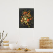 ロイスチ - 花の静物画 ポスター (キッチン)