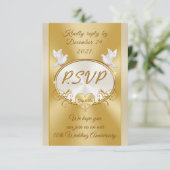 ロイス特注50周年記念RSVPカード 招待状 (スタンド正面)