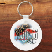 ロイズカフェモーテル – ルート66 キーホルダー (正面)