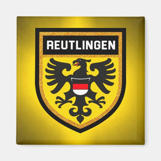ロイトリンゲン国旗 マグネット (正面)