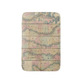 ロイドのより低いミシシッピー川の地図 バスマット (正面縦)
