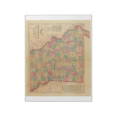 ロイドのミズーリ州地図(1861年) ノートパッド (回転)