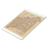 ロイドのミズーリ州地図(1861年) ノートパッド (アングル)