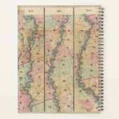 ロイドの下部ミシシッピ川の地図 プランナー手帳 (裏面)