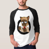 ロイドの単独の3/4本の袖 Tシャツ (正面)