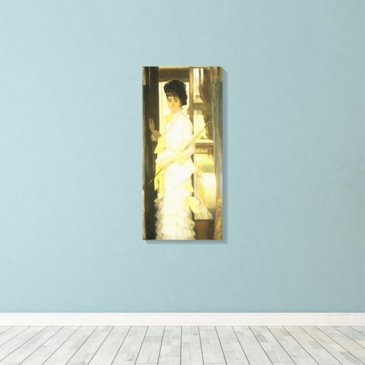 ロイドの恋しく思ポートレートバイティスソヴィンテージポートレート キャンバスプリント (インサイチュ (ウッドフロア))