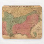 ロイドの新しい軍の地図のボーダー及び南部諸州 マウスパッド (正面)