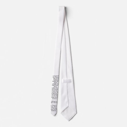 ロイドの祈りの言葉のタイ! ネクタイ (裏面)