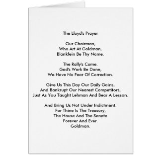 ロイドの祈りの言葉カード