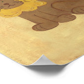 ロイドザライオン子供部屋アート – プリント (角)