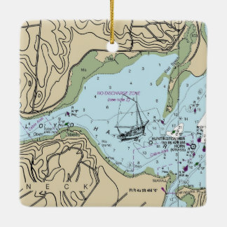 ロイドハーバーNYチャ航海のート セラミックオーナメント