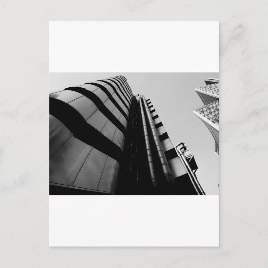 ロイド建物白黒 ポストカード (正面)