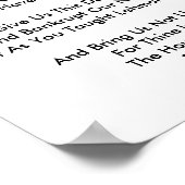 ロイド祈りの言葉ポスター ポスター (角)