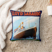 ロイド·サバウド〜コンテ·ビアンカマノ クッション (ブランケット)